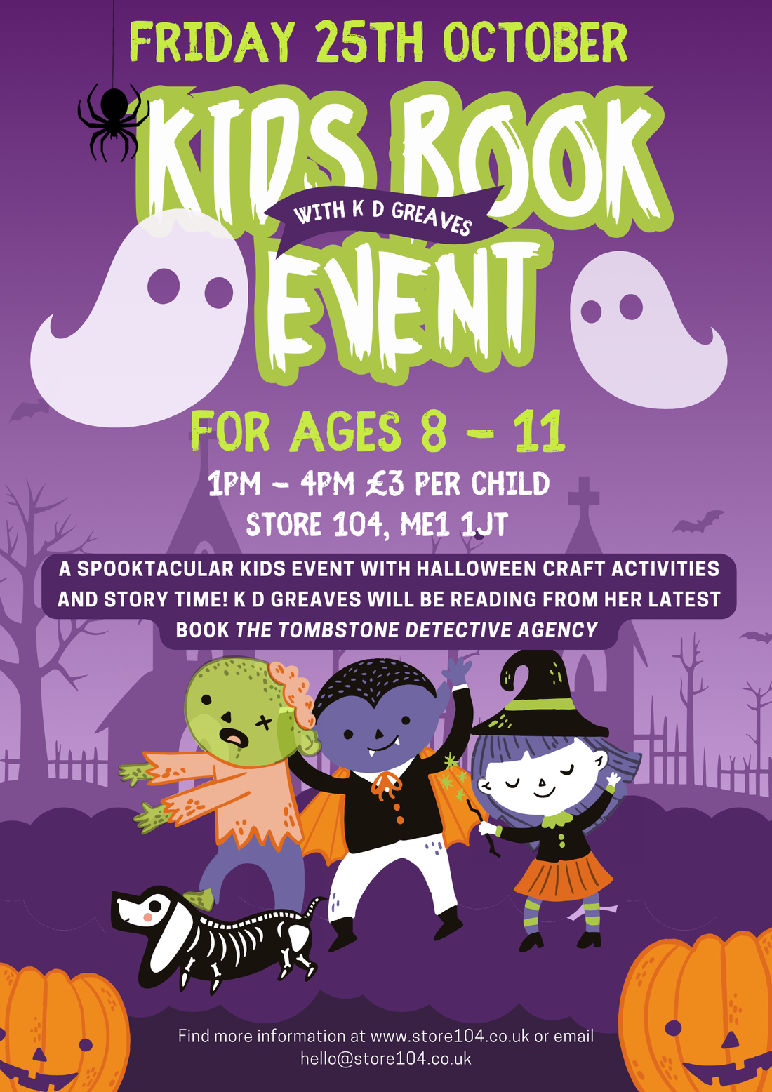 Kids Halloween Event with K. D. Greaves