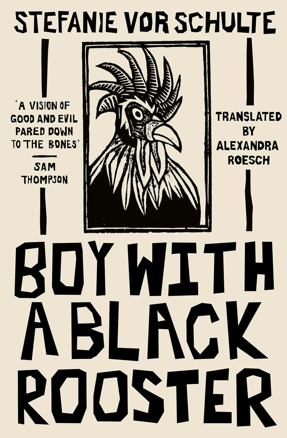 Boy with a Black Rooster by Stefanie vor Schulte