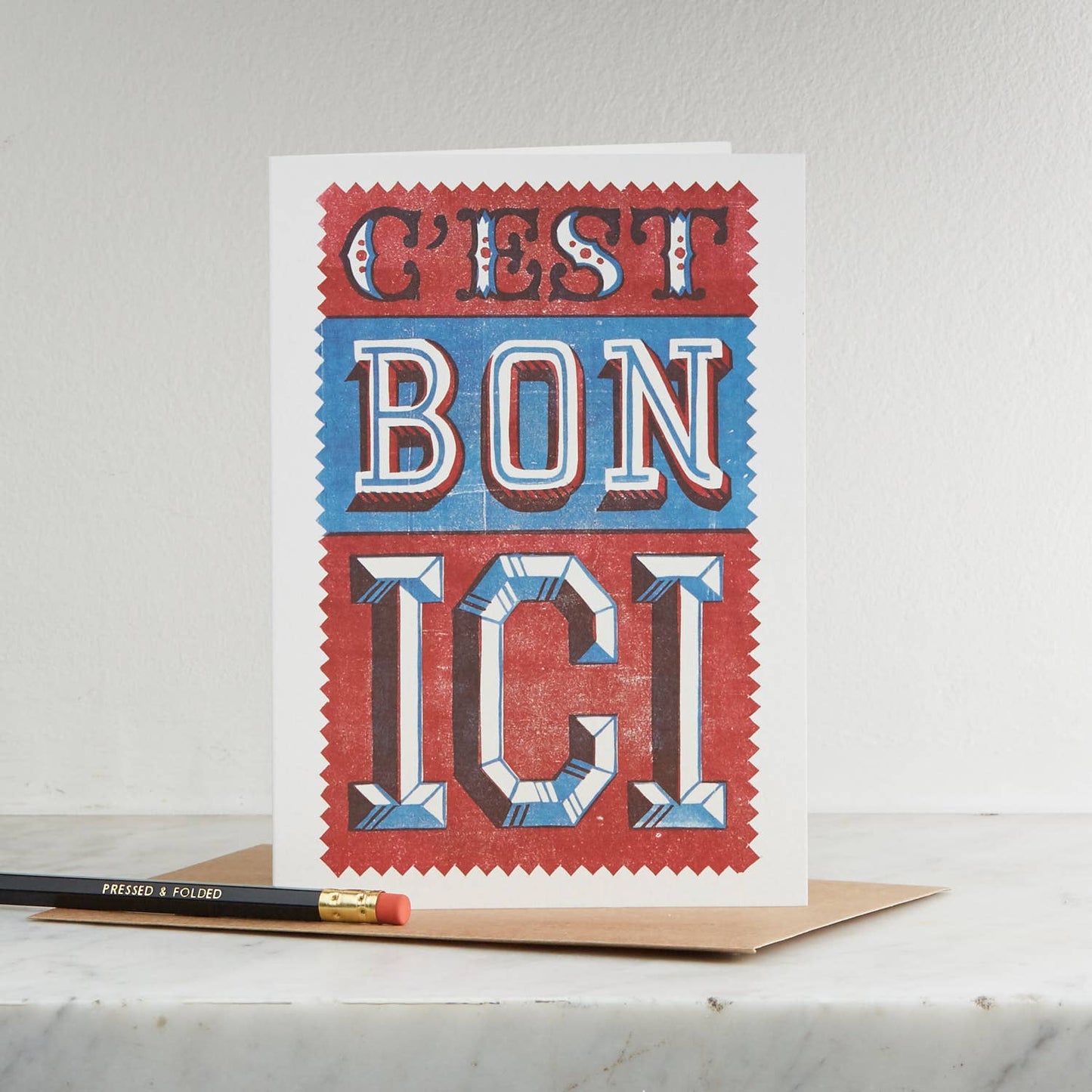 C'est Bon Ici Greeting Card