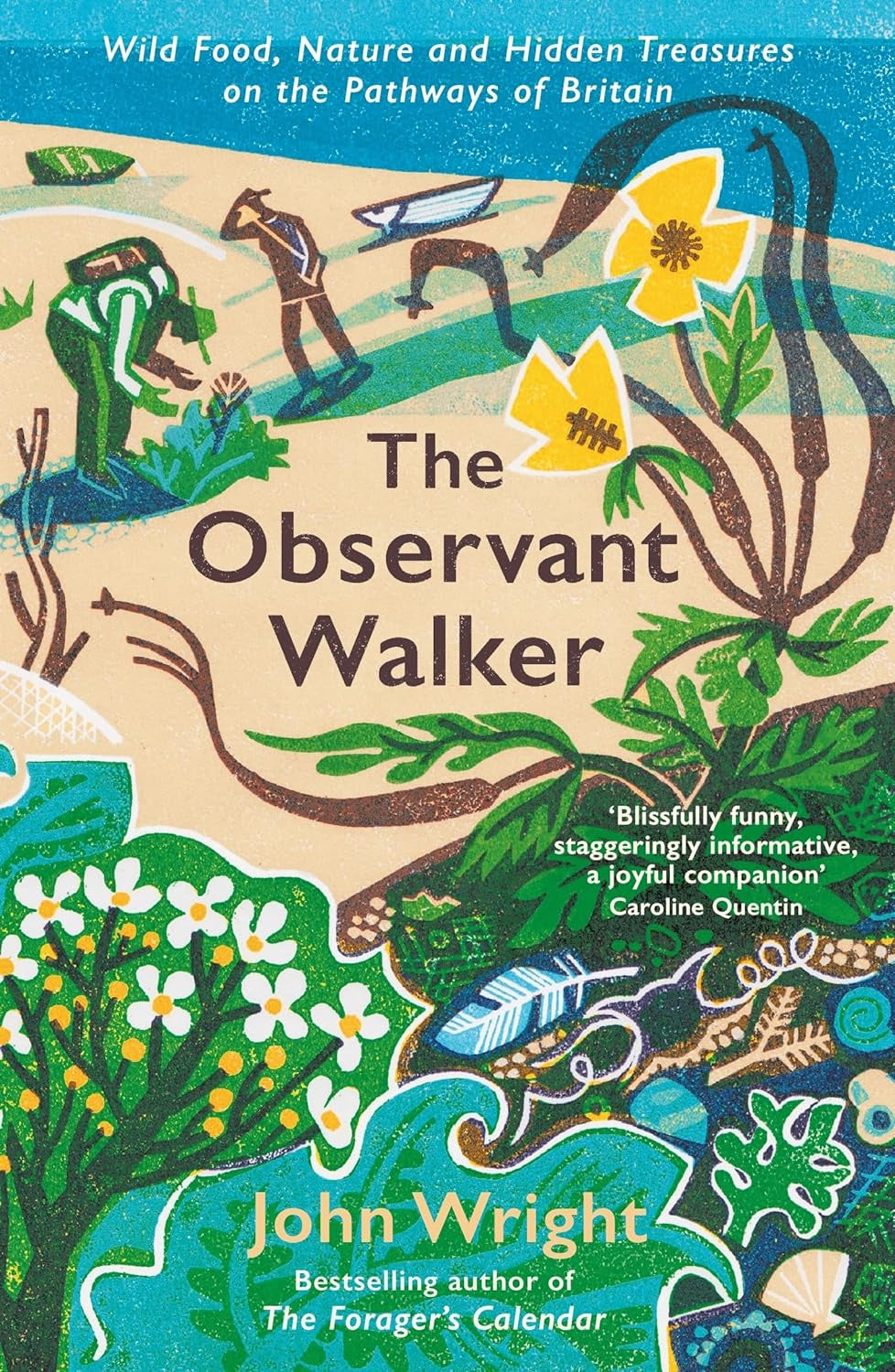 The Observant Walker : Wild Food, Nature and Hidden Treasures on the Pathways of Britain by John Wright