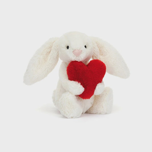 Bashful Red Love Heart Bunny (Little)